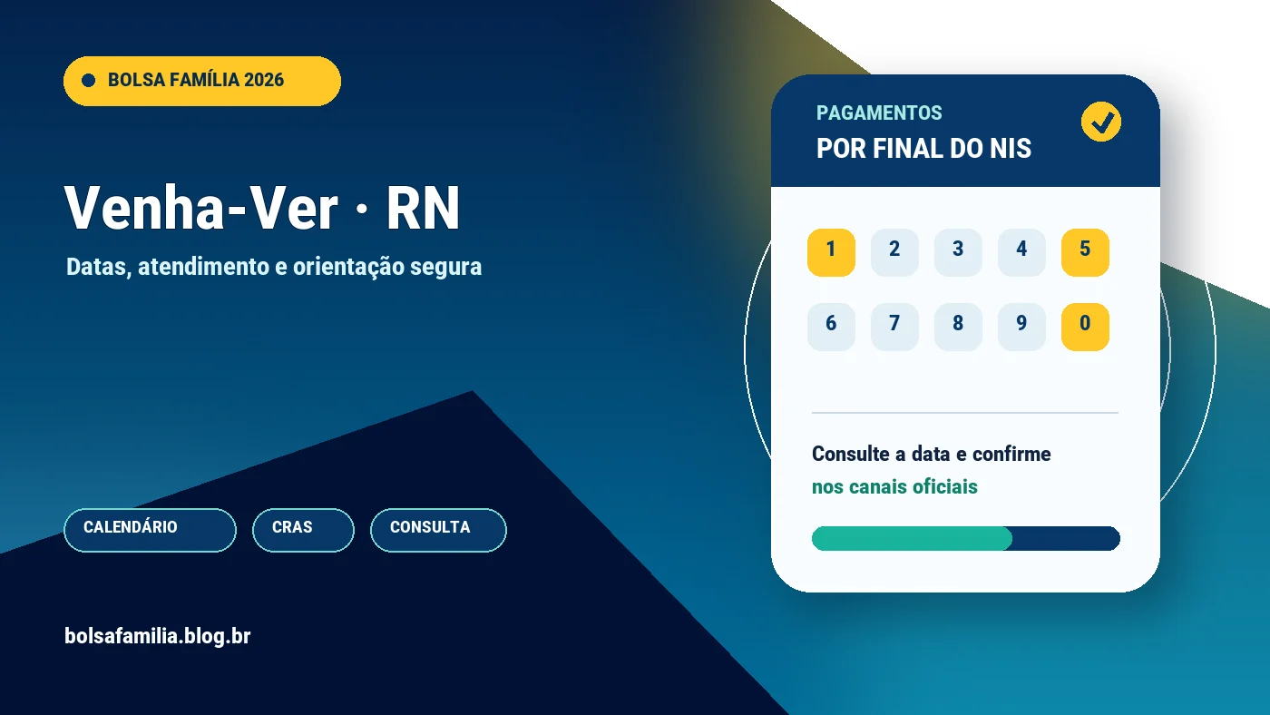 Calendário do Bolsa Família 2026 em Venha-Ver