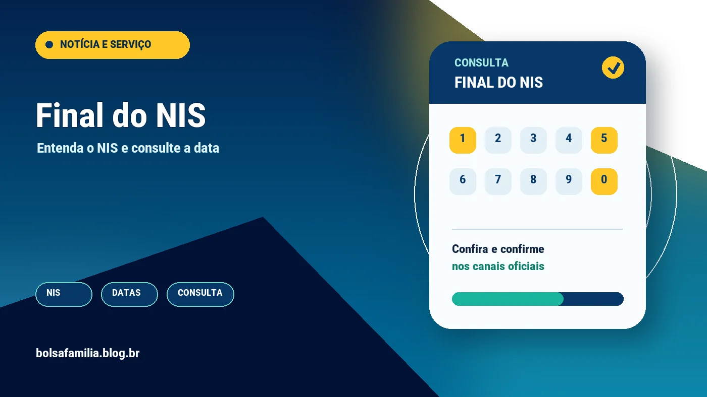 Final do NIS: onde encontrar o número que define o dia do Bolsa Família
